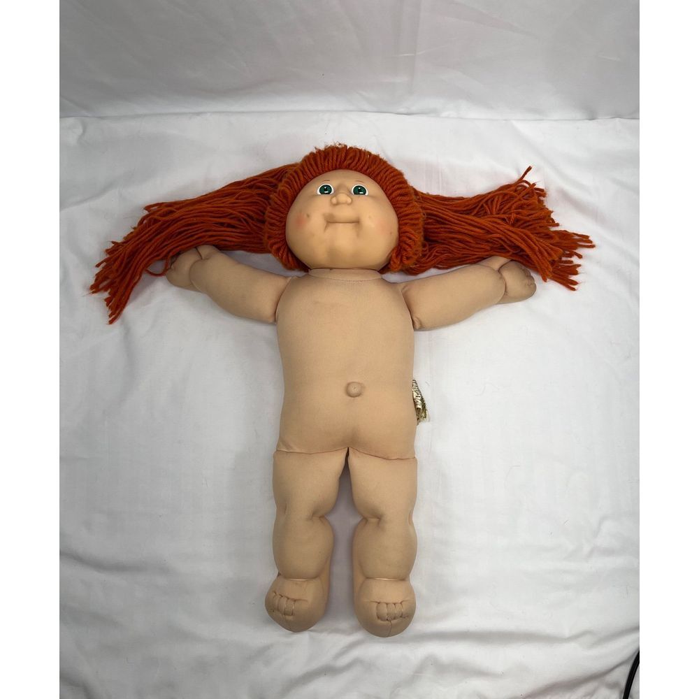 Vintage 1978, 1982 Cabbage‎ Patch Kid, Red Hair with Green Eyes